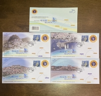 Set of 4 Commemorative Covers  AEGEAN REGATA 2013