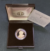 Ολόχρυσο Σπάνιο Μετάλλιο 1994  Τράπεζα Ελλάδος με τον Μακρυγιάννη 