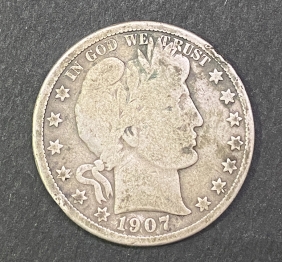 ΑΜΕΡΙΚΗ 1/2 Δολλάριο 1907 o F- VF