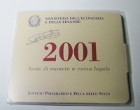 ITALY Set 2001 UNC