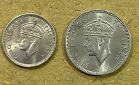 MALAYA BRITSH BORNEO   10 + 20 Cents 1950 ,1948 UNC