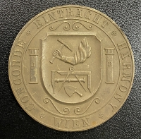 Masonic Medal AUSTRIA Large