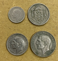 ΣΕΡΒΙΑ 25 Para 1929 and 50 Para,1 Dinar , 2 Dinar 1925
