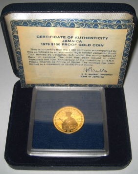 Jamaica 100 Dollars 1979