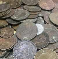 15 χάλκινα νομίσματα του Γεωργίου Α σε χαμηλή κατάσταση 