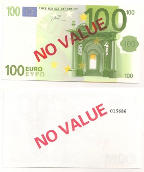 100 Ευρώ Δοκίμιο (?) Ευρωπαϊκής Κεντρικής Τράπεζας