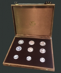 Set (9) Proof coins 1982-83 Proof