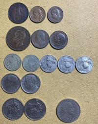 ITALY 16 Different Coins from 1867 up