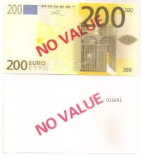 200 Ευρώ Δοκίμιο (?) Ευρωπαϊκής Κεντρικής Τράπεζας