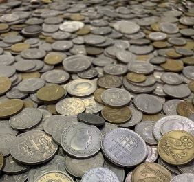 Λοτ με νομίσματα εποχής μόνο από Παύλο έως 1973 Β (1/2 Κιλό) 