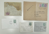 5 Φάκελοι ταχυδρομημένοι με γραμματόσημα Πυθαγόρα 