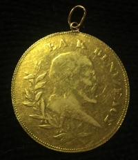   Ολόχρυσο Μετάλλιο με τον Βενιζέλο 1917 