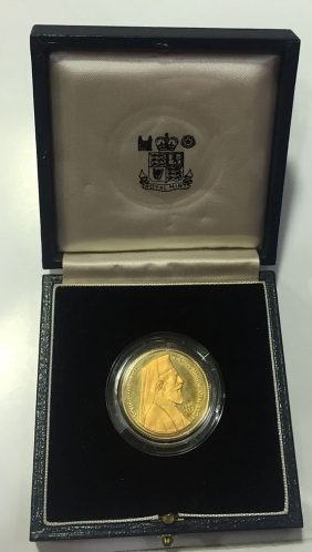 CYPRUS 50 Pounds 1977 Gold Proof