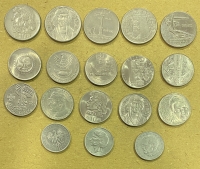 ΠΟΛΩΝΙΑ συλλογή με 18 διαφορετικά κέρματα των 10 Ζλότυ από το 1959 έως 1984 τα περισσότερα ακυκλοφόρητα