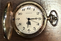 Ρολόι τσέπης Σιδηροδρομικών επίχρυσο GENEVA