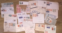 22 Φάκελοι / κάρτες 1930-40 Ταχυδρομημένοι