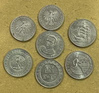 ΠΟΛΩΝΙΑ 7 Διαφορετικά κέρματα των 20 Ζλότι AU-UNC 