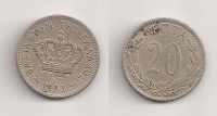 20 Lepta 1893 VF+