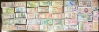Collection of 40 Different Notes World UNC