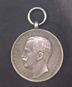 ΙΤΑΛΙΑ Μετάλλιο για τον σεισμό της Μεσήνης 1908   Rare