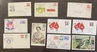 AUSTRALLIA 10 Fdc 1948-55