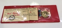 ΤΣΕΧΟΣΛΟΒΑΚΙΑ Μετάλλιο μαζί με την απονομή του στην αυθεντική συσκευασία 