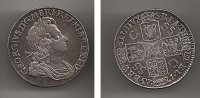 GR. BRITAIN 1 Shilling 1723 AXF