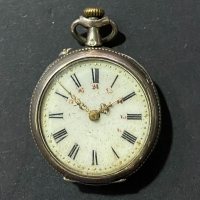 Ασημένιο γυναικείο ρολόι τσέπης 28 mm 