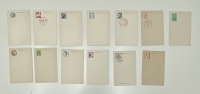 JAPAN 13 Postal stationary / cards 50s