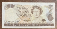NEW ZEALAND 1 Dollar 1989 AU