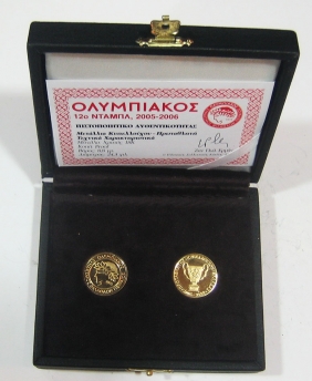 2 gold medals Olympiakos