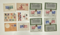 GERMANY 10 Cards, etc 1946-1955