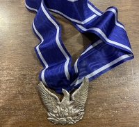 Ασημένιο μετάλλιο με τον Φοίνικα (Μεγάλο μέγεθος 47 Χ 55 χιλ) Βάρος 30 γρ.