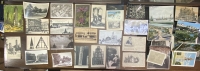Lot of 35 Postcards , Cards, Photos etc from Europe