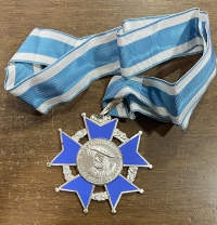Large Medal With Enamel
