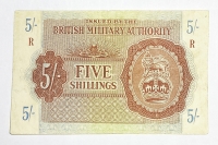5 Shillings 1943 British Military Authority AU