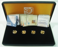 SOUTH AFRICA Set (4) Golg coins FIFA 2007