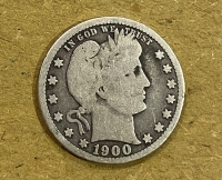 USA  quarter 1900   F/VF
