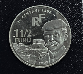 FRANCE 1 1/2 Euro 2003 Proof AU