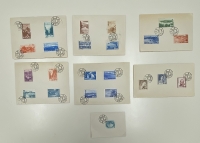  ΙΑΠΩΝΙΑ 23 Γραμματόσημα δεκαετία 1950 σφραγισμένα με αναμνηστικές σφραγίδες FDC?