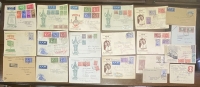 INDIA 21 Old Covers some FDC