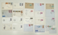 20 Covers 1960/63  with commemoratives cancels