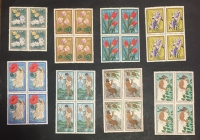 specimen 1960  Complete set of Block Of 4 **