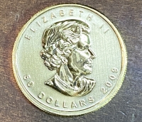 ΚΑΝΑΔΑΣ Ουγγιά Καθαρό Χρυσό (50 Δολλάρια 2009) UNC