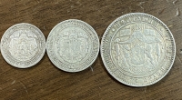BULGARIA 3 Silver Coins