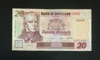 SCOTLAND 20 Pounds 1999 XF+