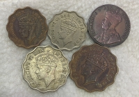 CYPRUS 5 Different coins 