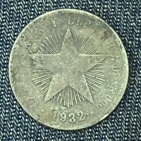 CUBA 20 Centavos 1932 F