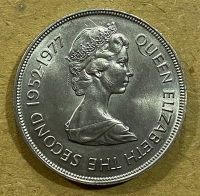JERSEY 25 Pence 1977 UNC