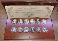 12 Silver Medals Ancient Greek Olympic Games
